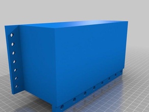 frc 2018 en el caso de la batería plaza del chasis portaherramientas y cajas square 3d print model - Mito3D