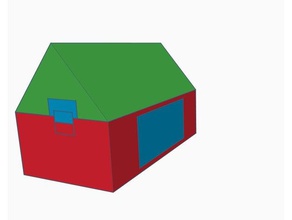 anti-voleur hause L'impression 3d cool facile ensamble la maison système 3d print model - Mito3D