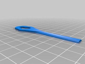 cepillo de la cuchilla al aire libre y jardín 3d print model - Mito3D