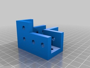 bracket h reset bed center 3d printer parts 3d print model - Mito3D