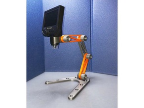 systemstand elektronischen Mikroskop - Elektronik erstellt von freecad Halter stand usb-Mikroskop 3d print model - Mito3D