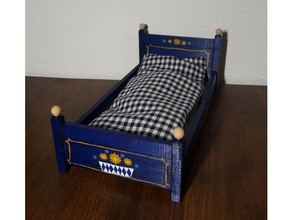 pumuckl cama pumucklbett brinquedo & acessórios para jogos baviera alemanha kobold meister eder munique 3d print model - Mito3D