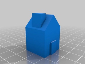 mini house chimney 3d printing 3d print model - Mito3D