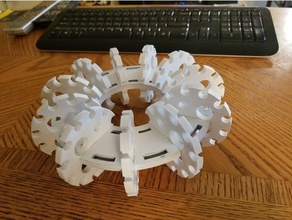 rodin vortex coil frame 3d printing magent magentic 3d print model - Mito3D