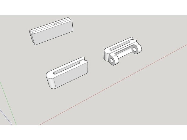 25mm strap lock bastone di incandescenza titolare accessori glowstick serratura cinturino 3D print model - Mito3D