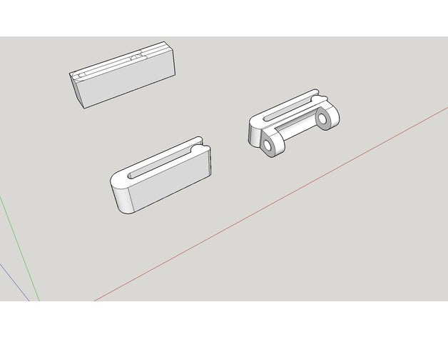 25mm kayış kilit kızdırma sopa tutucu aksesuarlar 25 mm glowstick askısı 3D print model - Mito3D