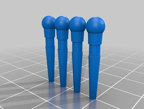cribbage chevilles L'impression 3d 3d print model - Mito3D