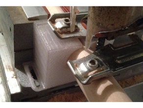 pipe cutting jig diy conduit customizer jigsaw openscad rod 3d print model - Mito3D