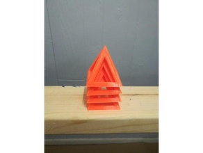 stackable painting pyramid diy model paint holder stand 3d print model - Mito3D