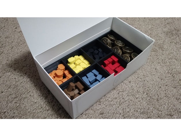 charterstone - scriptorium tray games 3D print model - Mito3D