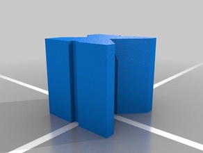 simple v-bloque de la ingeniería 3d print model - Mito3D