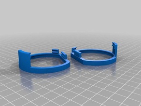 htc vive eye glass lens adapter computer 3d print model - Mito3D