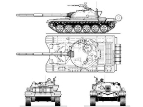 t-72 tanque esculturas 3d print model - Mito3D