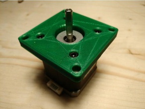 motor nema17 nema23 montaj adaptörü makine araçları bağdaştırıcı monte edin step 3d print model - Mito3D
