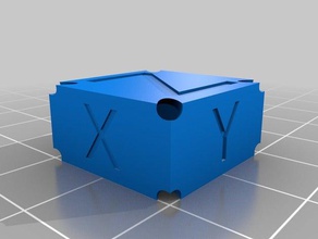 customizable calibration box sla printers 3d printing tests peopoly moai printer 3d print model - Mito3D