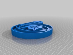 sapmalar detroit Anahtarlık 3d print model - Mito3D