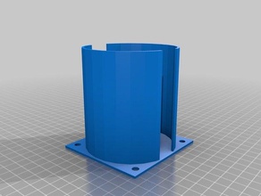 cool channel cup holder office 3d print model - Mito3D
