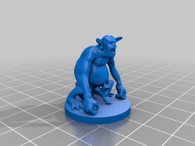 dretch jeux d&d démon le mdn donjons & dragons monstre pathfinder 3D print model - Mito3D