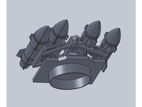 móveis lançador de mísseis converter conjunto brinquedos & games 40k astra militarum hydra guarda imperial manticore warhammer wyvern 3d print model - Mito3D