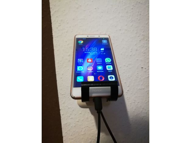honor 6 smartphone-shelf-Stromversorgung Handy 6x huawei Netzteil-Halterung smartphone-Halter smartphone-Unterstützung 3D print model - Mito3D
