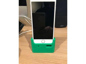 iphone 6 7 8 carregamento dock telefone celular 3d print model - Mito3D