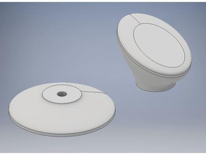 pot lid knob handle replacement parts 3d print model - Mito3D