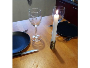 les chandeliers décor 3d romantique de la décoration table décorative maison l'amour vous amant repas du dîner saint-valentin st-valentin saint valentin 3d print model - Mito3D