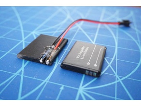 battery dummy bl-5b nokia gps tracker tk102b electronics 3d print model - Mito3D