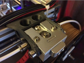 all metal bulldog filament extruder 3d printer extruders 2020 extrusion xl mount 3d print model - Mito3D
