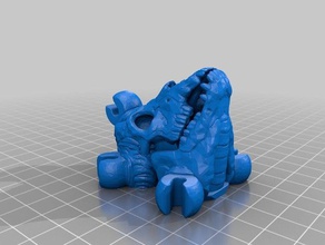 uyku tulumu vücut skullbot-sabit oyuncaklar ve oyunlar 3d print model - Mito3D