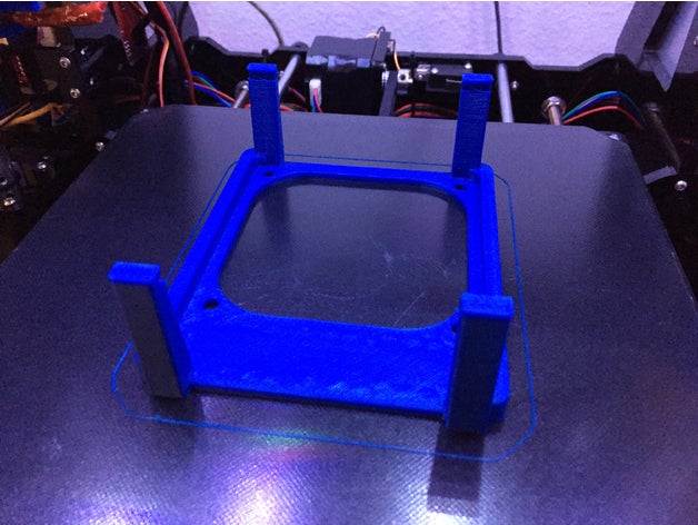 ventilador titular de 80mm zrib 5x zonestar p802n p802na Impresora 3d las piezas la cubierta 3D print model - Mito3D