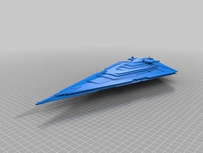 de primeira ordem ressurgimento da classe star destroyer modelos wars navios 3d print model - Mito3D