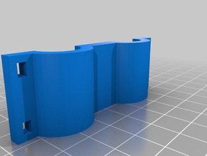 firehouse arc ii strobe mount nirvana paramotor diy paramotoring 3d print model - Mito3D