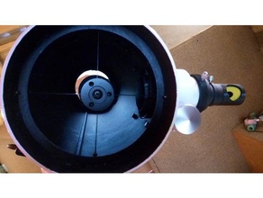 skywatcher 130 pds tubo anteriore deflettore fisica & astronomia telescopio 3d print model - Mito3D