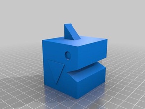 cube shark 3d printing fish fsh sea water 3d print model - Mito3D