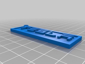 tesla Anahtarlık 3d print model - Mito3D