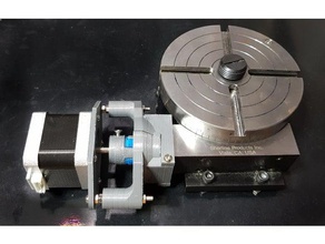 maquina marca sherline mesa rotativa cnc de la conversión máquina herramientas 3d print model - Mito3D