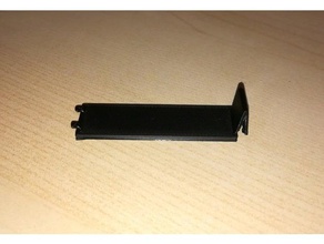 tampa da bateria t-home remoto peças de substituição criado freecad controle 3d print model - Mito3D
