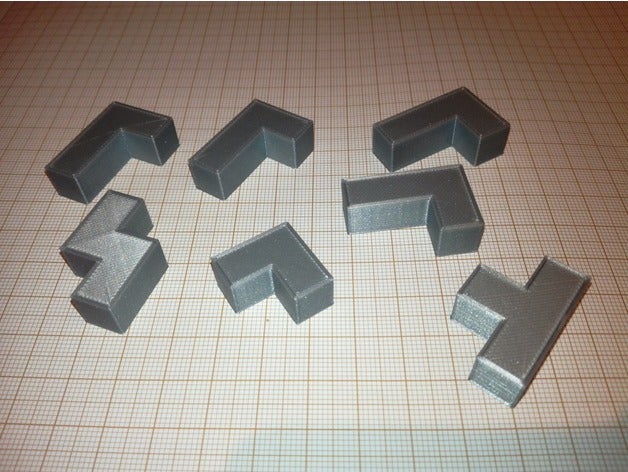 quebra-cabeça cubo de 1 quebra-cabeças Quebra-cabeça 3d divertido 3D print model - Mito3D