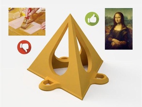 ressam piramit tercümesi parçanın tırnağı araçlar sanat dolap el sanatları diy boya resim sprey ahşap 3d print model - Mito3D
