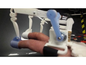 potentiometer servo controller glove robotics hand potentiometers knob robot controlled motor 3d print model - Mito3D