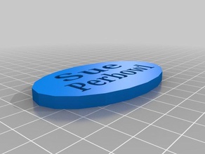 sue perbowl keychains 3d print model - Mito3D