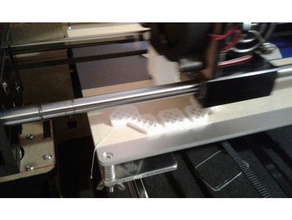 anet a6 cama de montagem menor correia Impressora 3d peças a cinto gt2 monte 3d print model - Mito3D