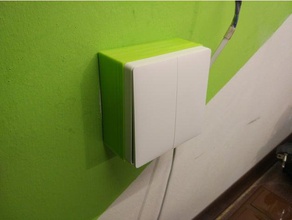 xiaomi aqara interruptor de pared para montaje en superficie europa 60 mm caja la las piezas repuesto el 3d print model - Mito3D