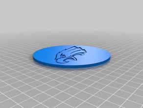 philadelphia eagles coaster gadgets bierdeckel drink football untersetzer 3d print model - Mito3D