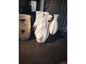 spiral vase Dekor Blumen-vase twisted vase-Modus 3d print model - Mito3D