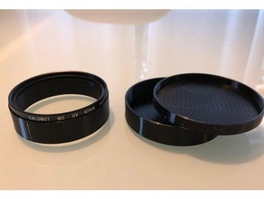 62mm slip portafiltro litton 3x afocale di visione notturna, con lente hobby Filtro 62 mm la notturna pvs-14 3d print model - Mito3D