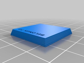 pertence A impressão 3d barra 3d print model - Mito3D