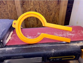 coaster sanding holder jig 3d print model - Mito3D
