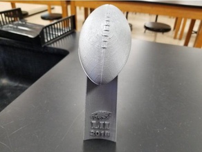 eagles super bowl trophy props award championship football lombardi philadelphia 3d print model - Mito3D